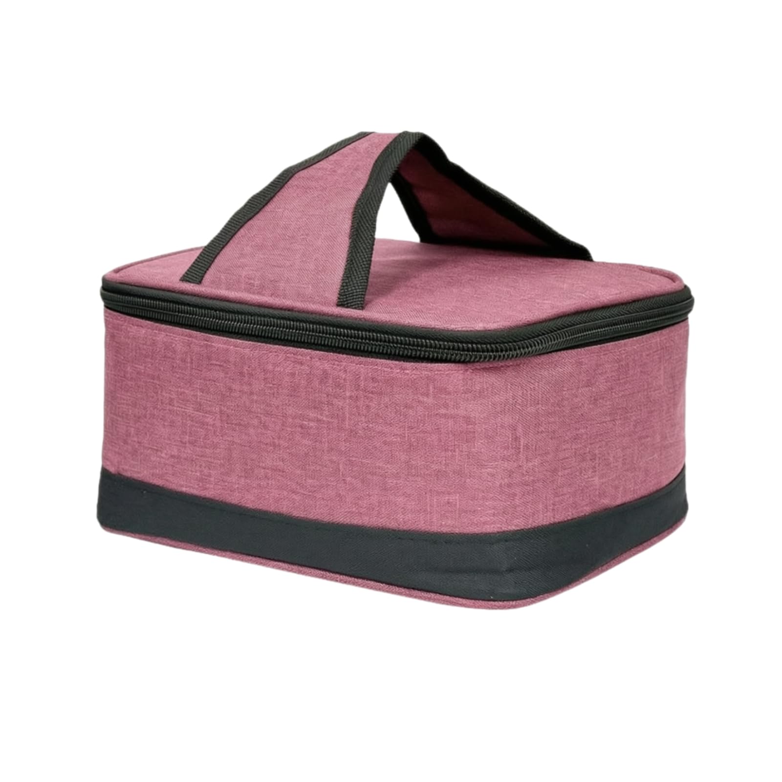 Borsa Termica in Tessuto Oxford Tile Borsa Termica Pieghevole Strutturato per Picnic, Viaggi, Lavoro, Rosso
