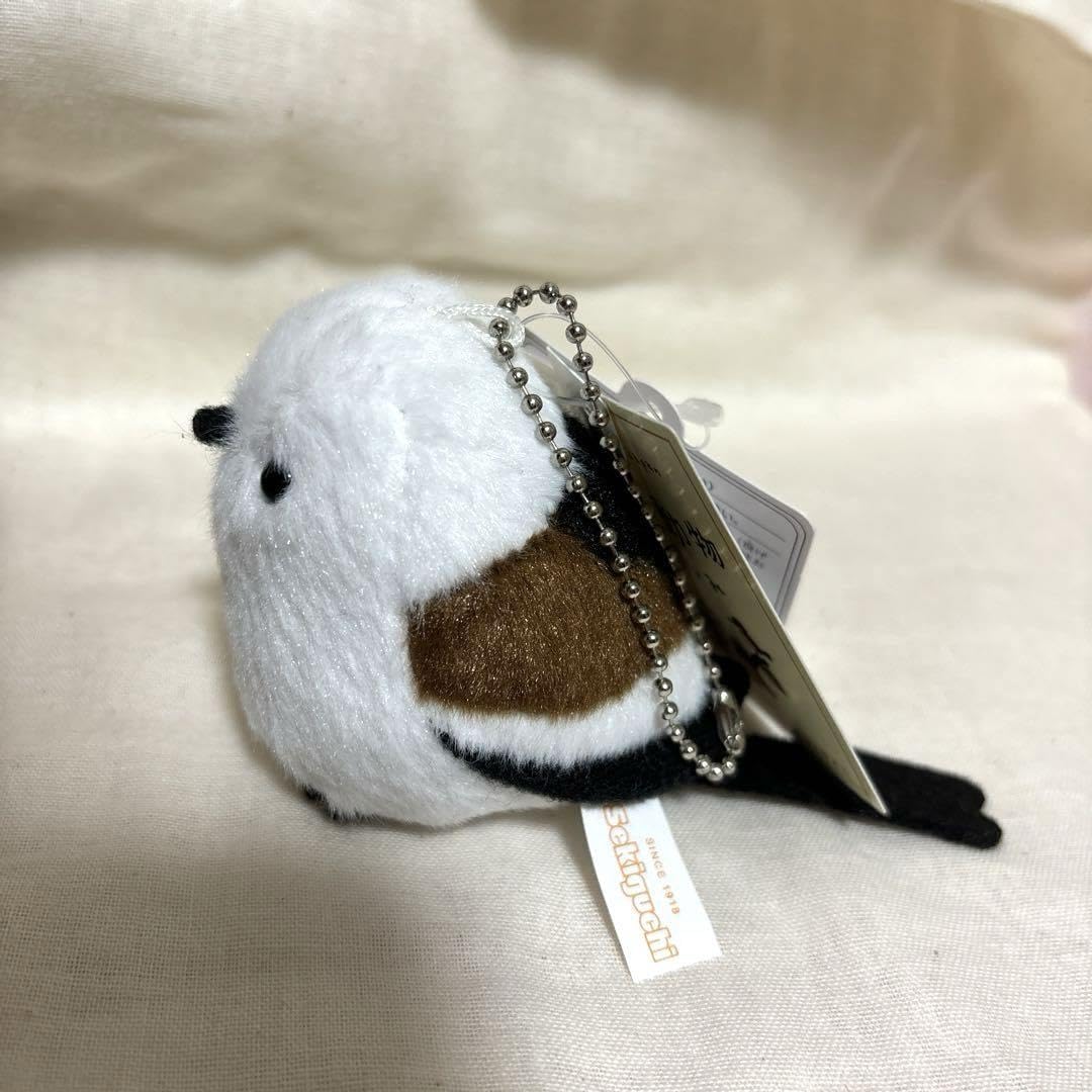 Amazon.co.jp: シマエナガ ぬいぐるみキーホルダー セキグチ