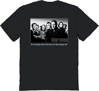 2Bhip The Sopranos If One Family Doesnt Kill Him Mob T Shirt Black