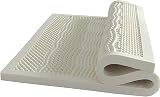 Materasso A Letto in Lattice Naturale 100% Spessore di Lattice Materasso con Topper, Rilassante Materasso in Lattice Camera da Letto,4in,90x220cm(35x87in) - 1
