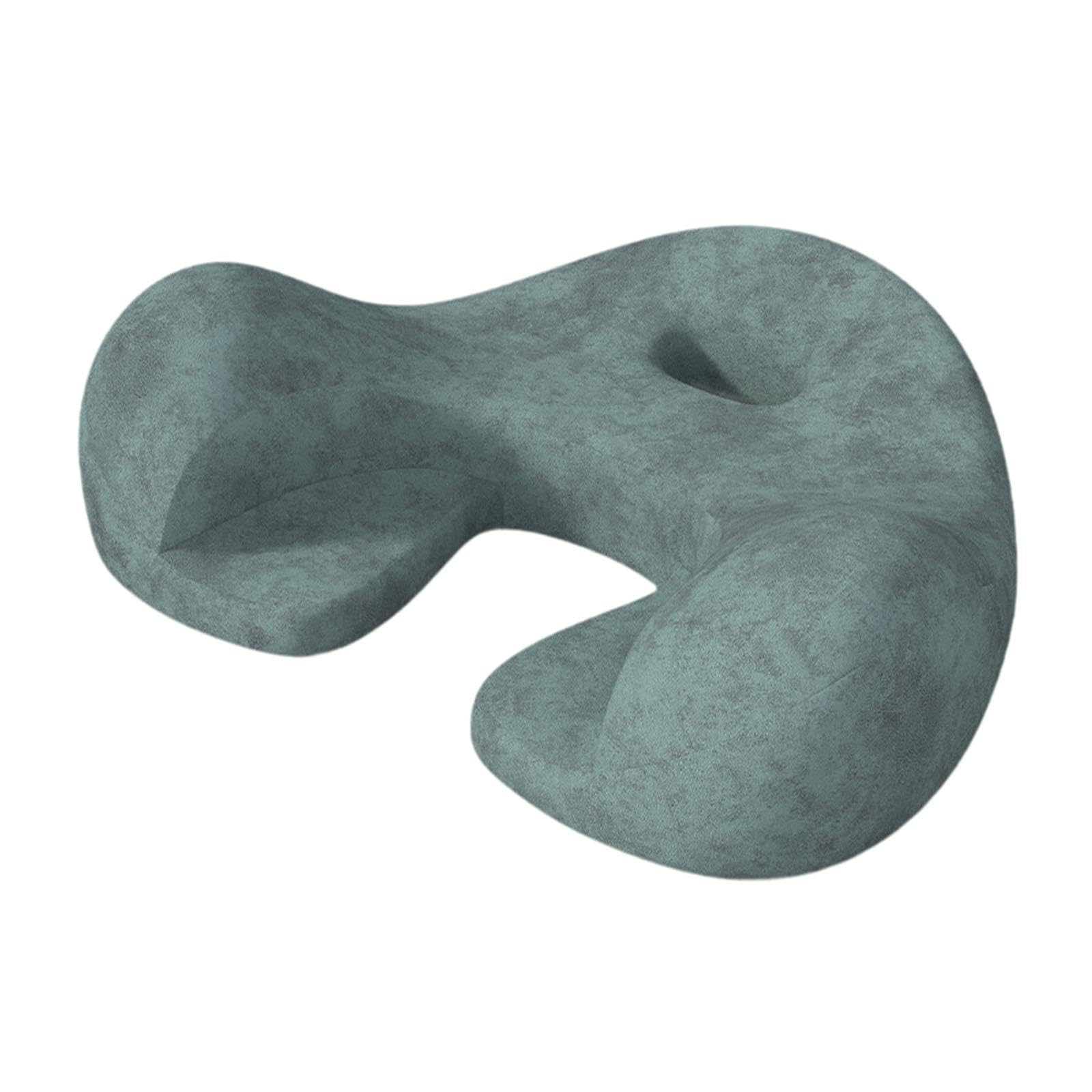 KiBcsLic Meditation Cushion Floor Cushion Seating Yoga Sitting Pad Memory Foam for Balcony, Green