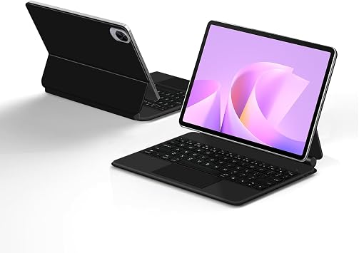 Keyboard Case Compatible with Huawei Matepad 11.5S 11.5" 2025 English QWERTY Keyboard Layout, Keyboard Case with Trackpad Floating Cantilever Stand for Matepad 11.5S 2025 Tablet QWERTY