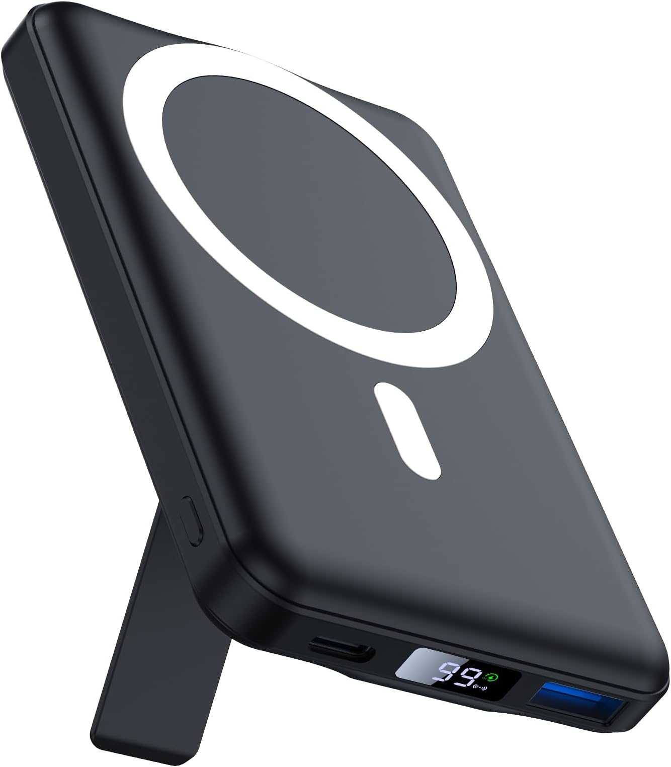 Mag-safe Wireless Power Bank 10000mah Fast Charging Magnetic Slim USB C ...
