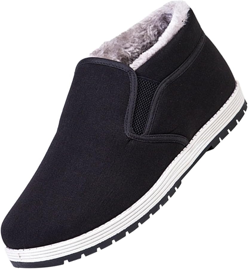 Winterstiefel Herren Gefüttert – Wasserdichte Schneeschuhe Mit Rutschfester Sohle, Warm & Gemütlich