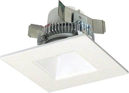 Nora Lighting NLCBC2-45630WW10 Nora Lighting NLCBC2-4563010 Reflector cuadrado LED cobalto Click de 4 pulgadas con remodelación de apertura