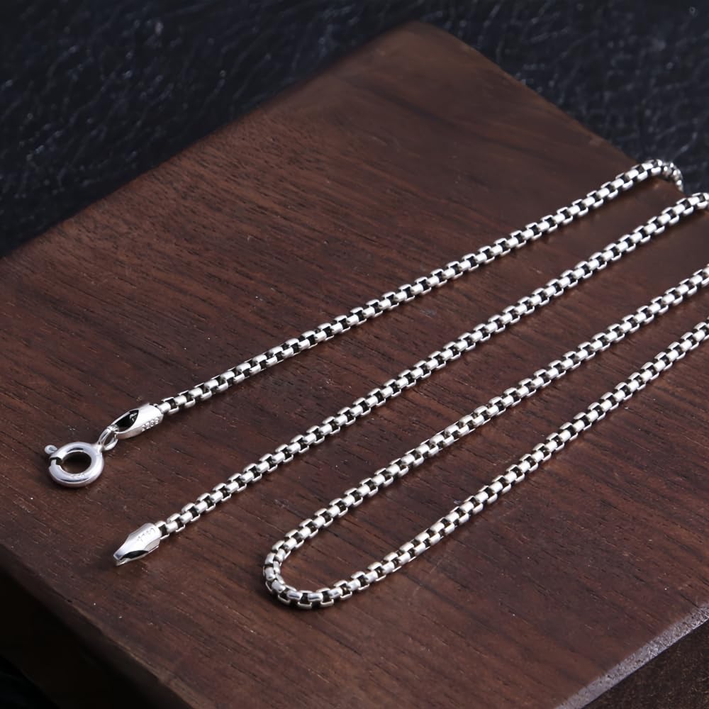 アクセサリー Vintage silver925 necklace Vintage Sterling Silver 925 Braid Design Necklace 18