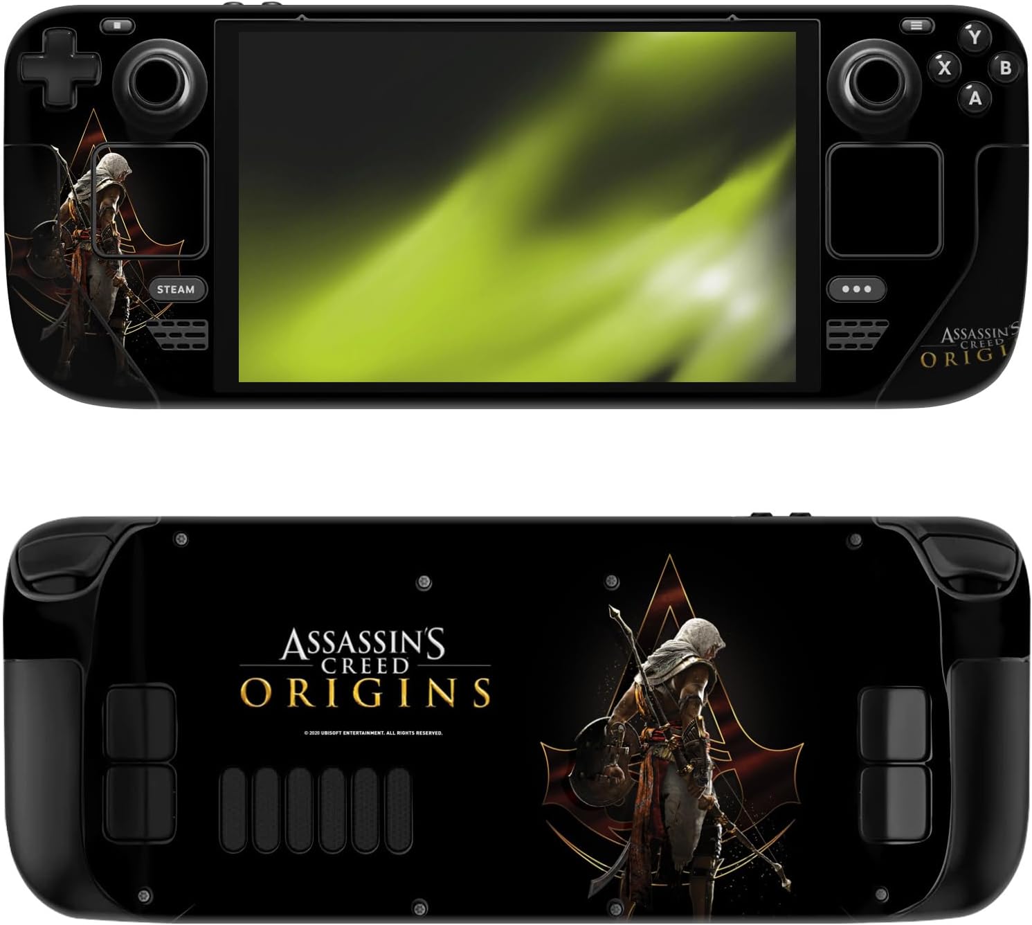 Head Case Designs Officially Licensed Assassin's Creed Origins Character Art Bayek Crest Vinyl Sticker Skin Decal Cover Compatible with Steam Deck OLED