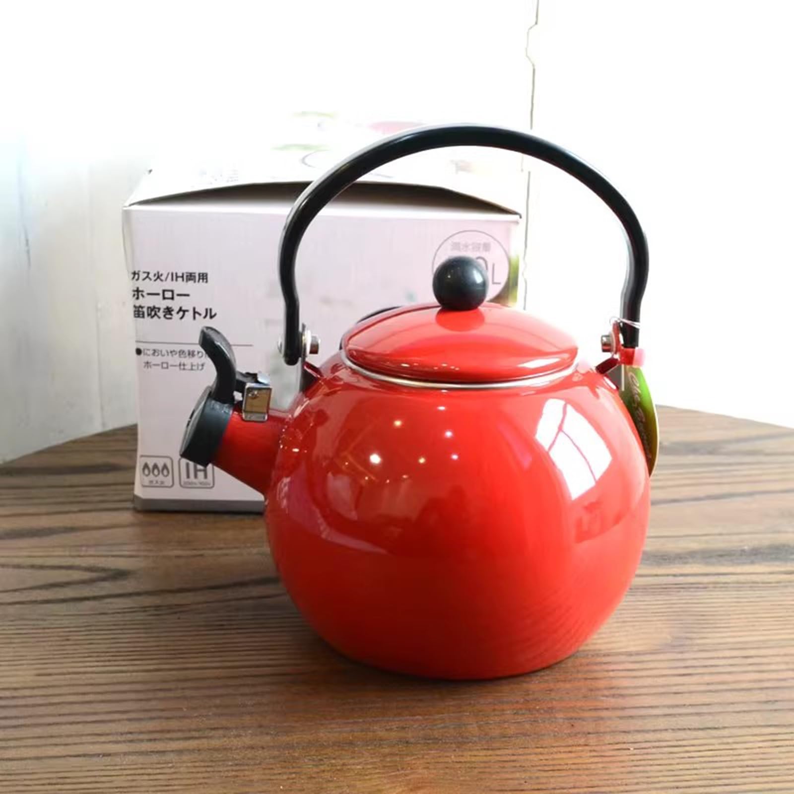 Amazon.com: Vintage Enamel Tea Kettle, Portable Teapot Stovetop, 2