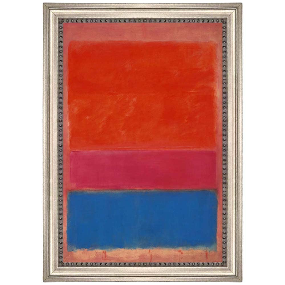 Amazon.com: Mark Rothko Royal Red and Blue Canvas Print Home Decor