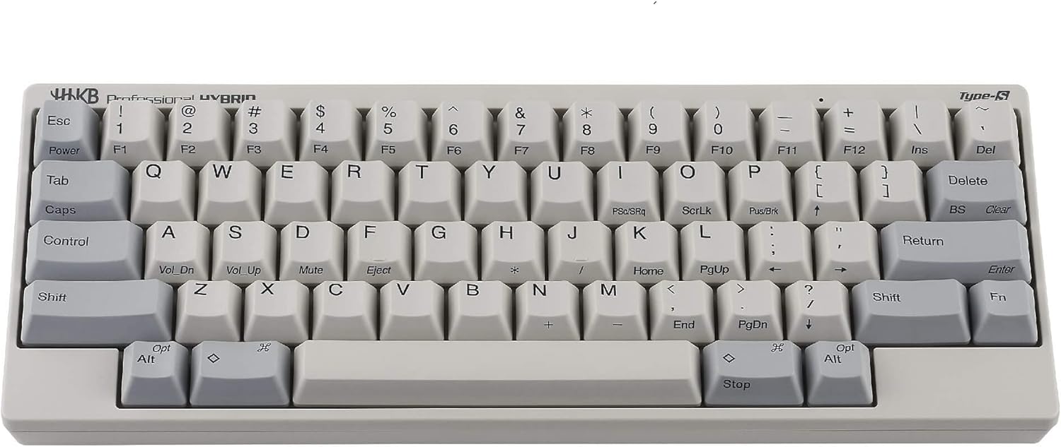 PFU HHKB Professional Hybrid Type-S White PD-KB800WS