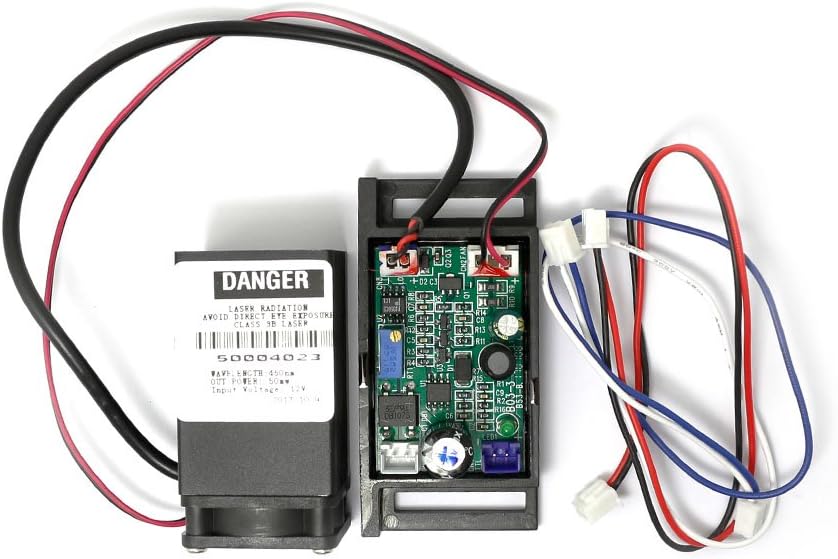 Industrial Blue Lasers 445nm 447nm 450nm Dot Diode Module w/Driver Out and TTL & Fan Cooling