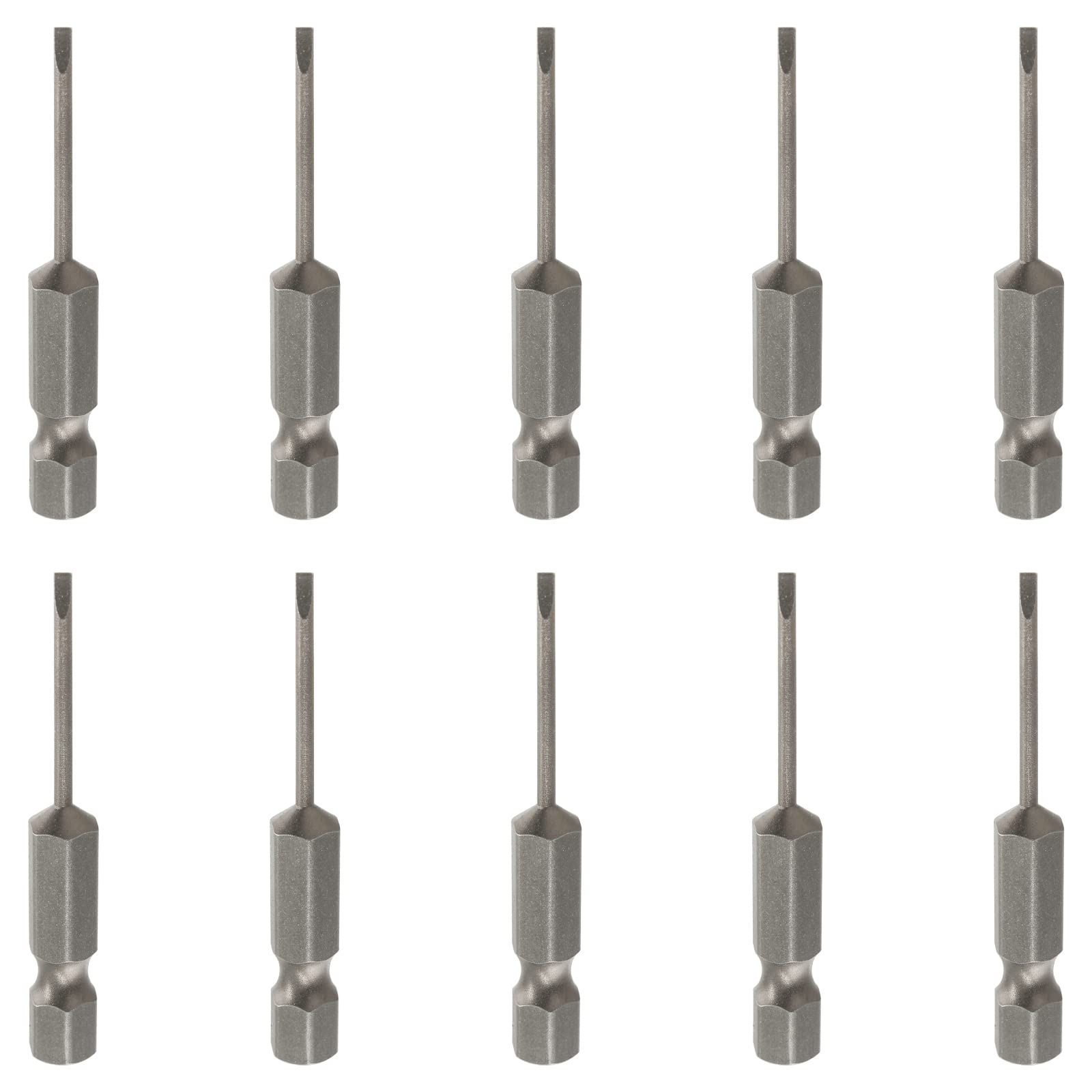 Magnetic Flat Head Bits S2 Steel Toolcool 6-Piece Slotted Screwdriver ...