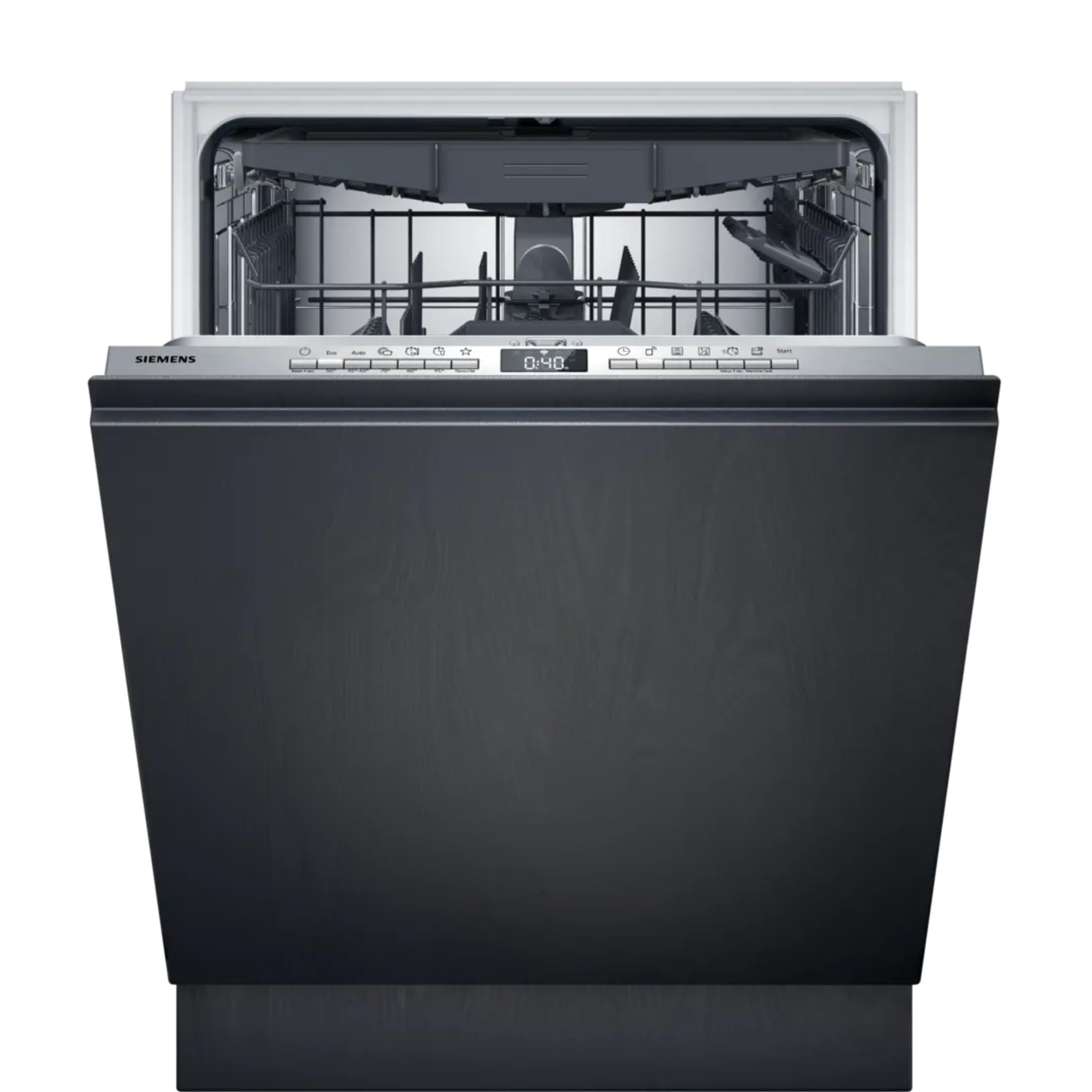 Siemens SX63EX22CE, iQ300, Lavavajillas XXL totalmente integrado 60 cm, lavavajillas inteligente, fabricado en Alemania, cajón para cubiertos, varioSpeed Plus, cestas flexibles, secado automático