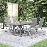 Confort et praticité : profitez d'un confort optimal et de fonctions pratiques avec cet ensemble de patio. Les chaises réglables permettent une détente individuelle, tandis que la table extensible offre une flexibilité pour toutes les occasions. Un assemblage facile est nécessaire, et la livraison comprend 1 table et 4 chaises.