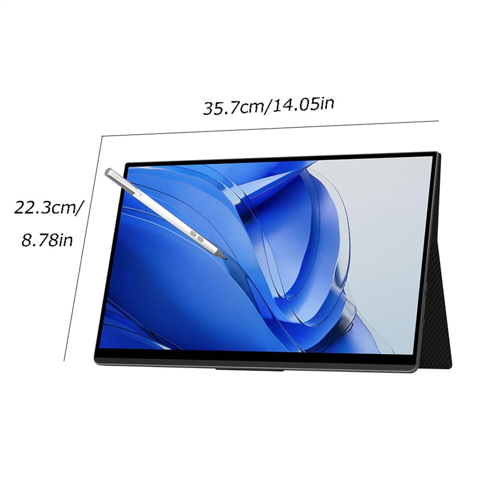 Schermo di espansione esterno for laptop da ufficio con touch screen portatile IPS 15,6 pollici Risoluzione 1920 * 1080 Monitor per Smart Working