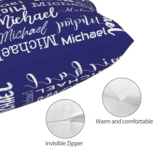 Miniatura 6 de Funda de almohada personalizada con nombre de 20 x 30 pulgadas, fundas de almohada de felpa personalizadas con nombre, funda de almohada