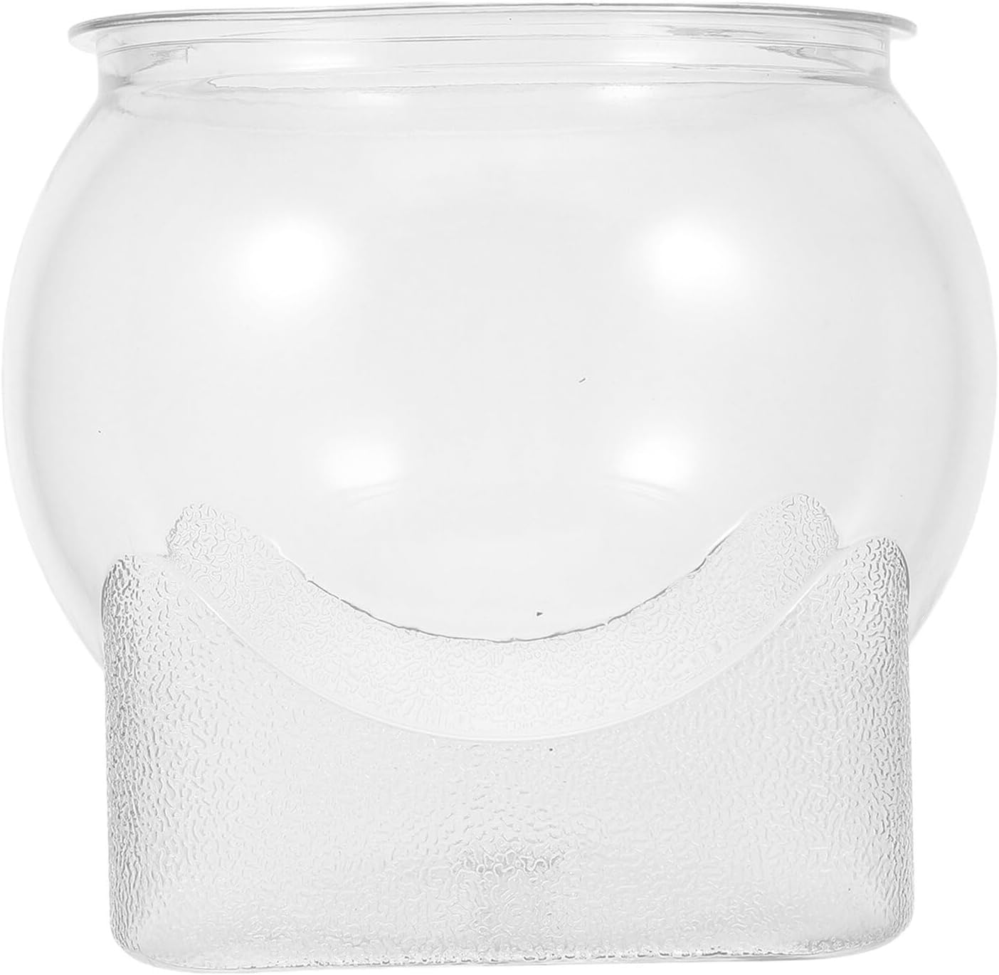 VANZACK Desktop Fish Bowl Aquarium, Plastic Hydroponic Planter Shrimp Tank, Large Multifunctional Micro Landscape Fish Tank for Home and Office Decor