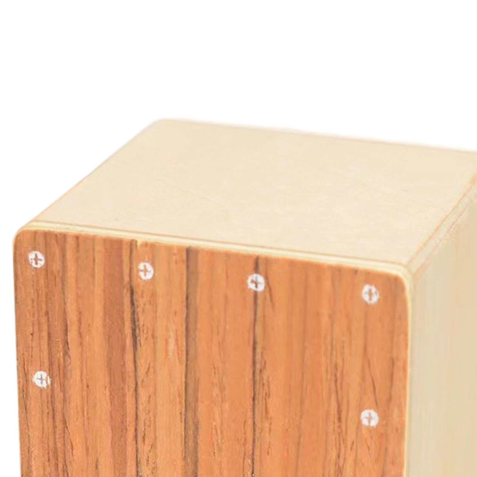 Cajon 1 Cajon Drum Professionale Compatto for Esibizioni sul Palco di Feste a Casa(Brown Wooden)