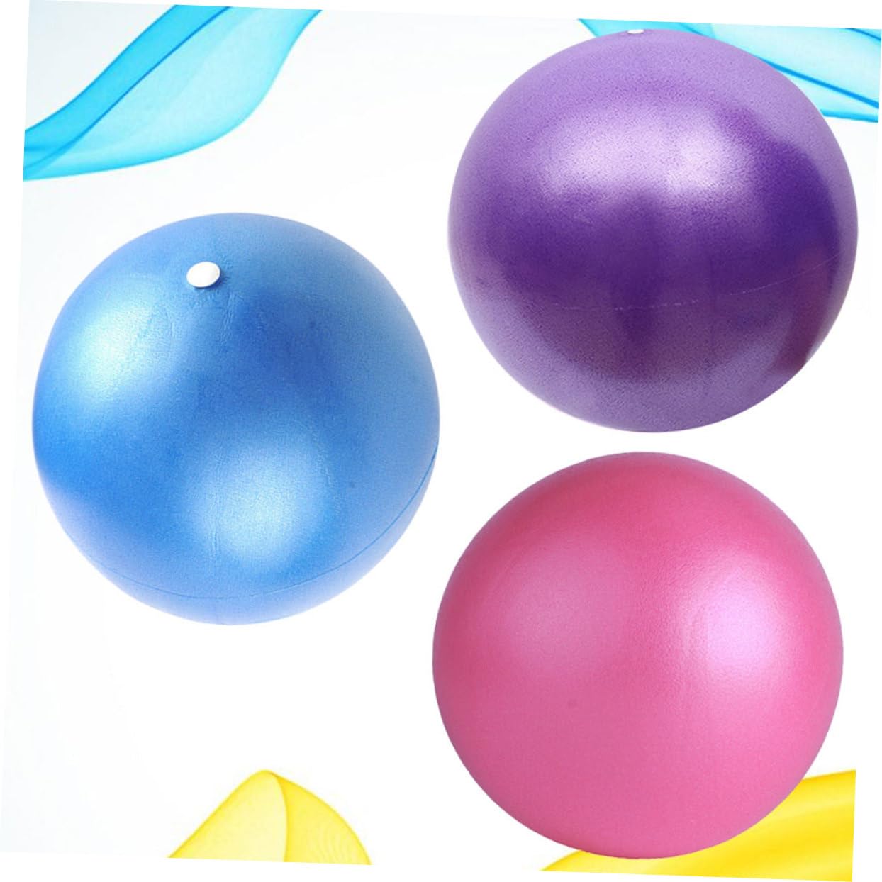 BESPORTBLE PVC Material Mini Exercise Balls Balance Balls for Yoga Pilates Workouts