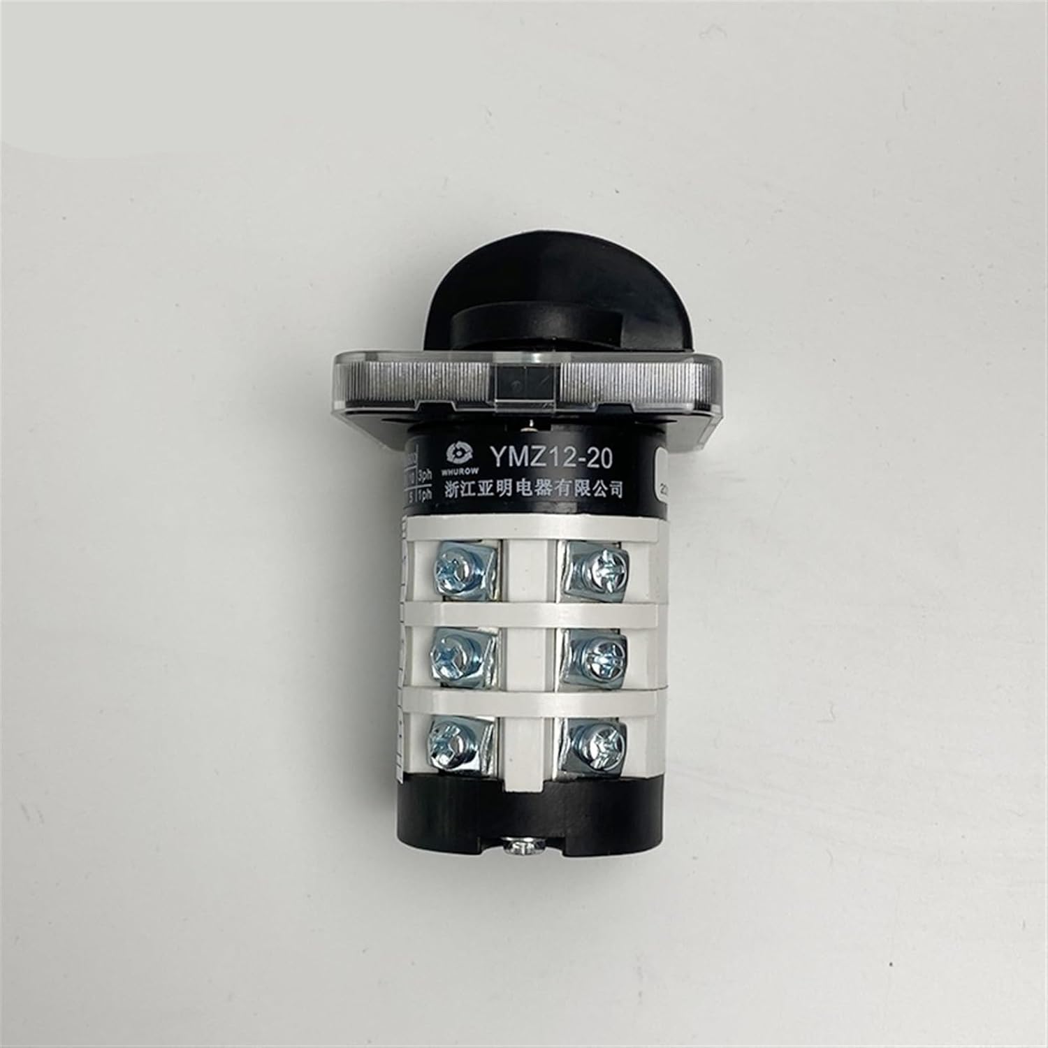 カムスイッチ YMZ12-20/3 電気式 3ポジション シルバーコンタクト ラッチング 20A 690V 3極制御 ロータリートラ