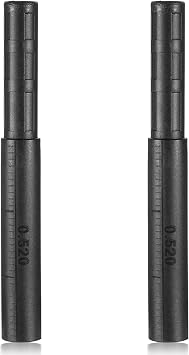 KALIONE 0.52" Golf Club Shaft Extension Stick Extender Golf Club Extension Rod Club Shaft Extension Putter Shaft Club Extensions, Golf Club Extension Rod for Wood Putter2 Packs