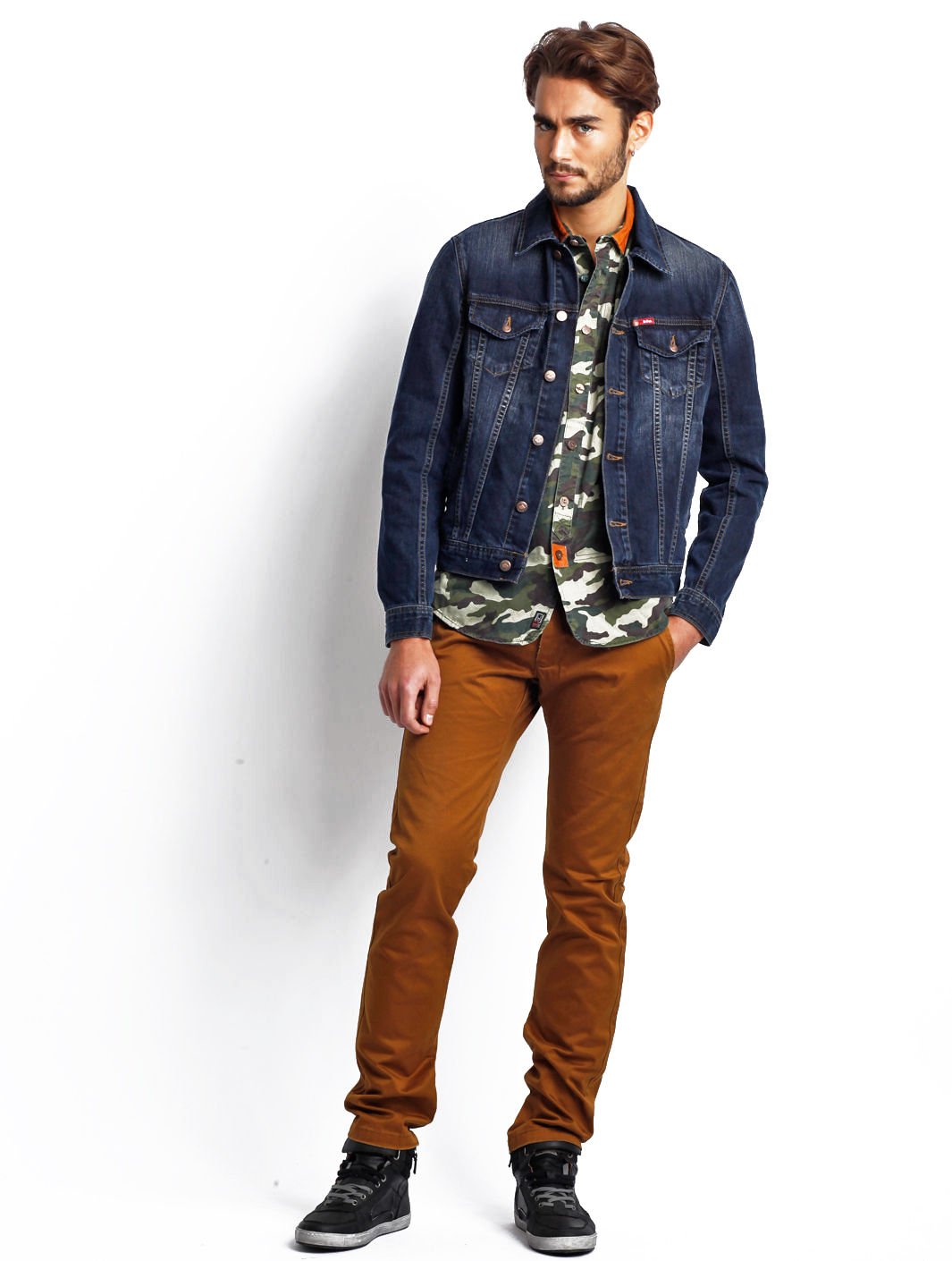 Lee Cooper Men's Denim Jacket Mason 