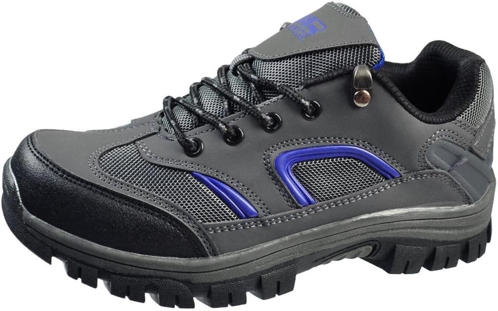 Air Balance Boys Grey/Blue Hiking Shoes