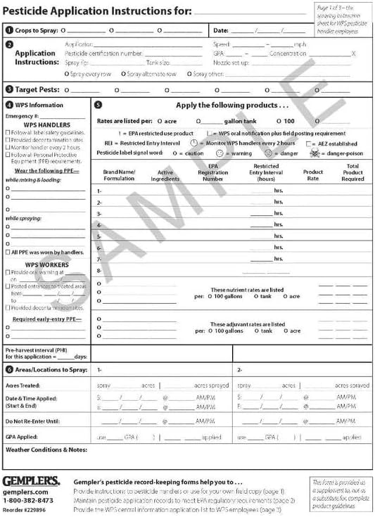 Miniatura 2 de Formas de mantenimiento de registros de pesticidas Gemplers