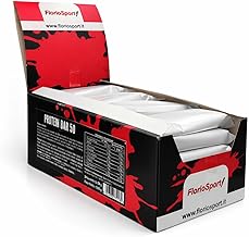 Protein Bars 50 FlorioSport - 24 Bars of 50 g Coated - No Added Sugar - 40% Whey Protein - Net Weight 1200 g (Tiramisu)