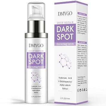 Dark Spot Remover for Face & Body, Dark Spot Corrector Serum for Age Spot, Brown Spot, Sun Spot, Melasma, Freckles, with Vitamin C and Hyaluronic Acid for Women and Men, 1.7 FL OZ