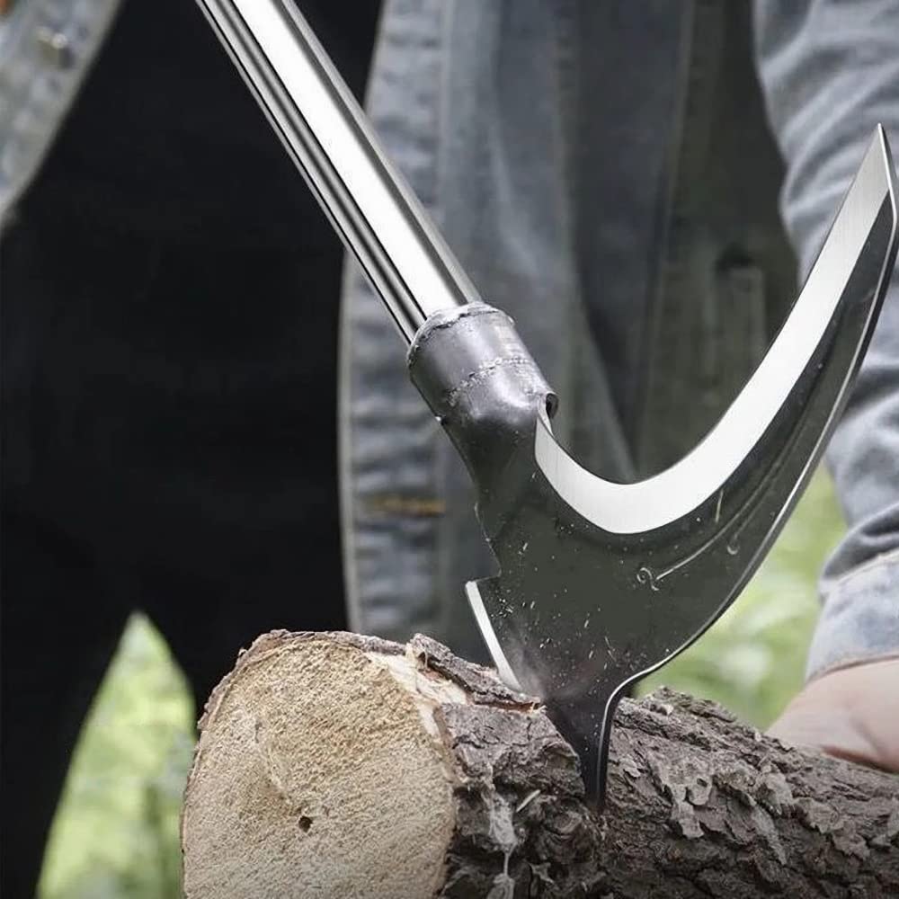 Faucille Double Tranchant En Acier Au Manganèse - Pour Couper Herbe, Bambou, Bois, Vignes