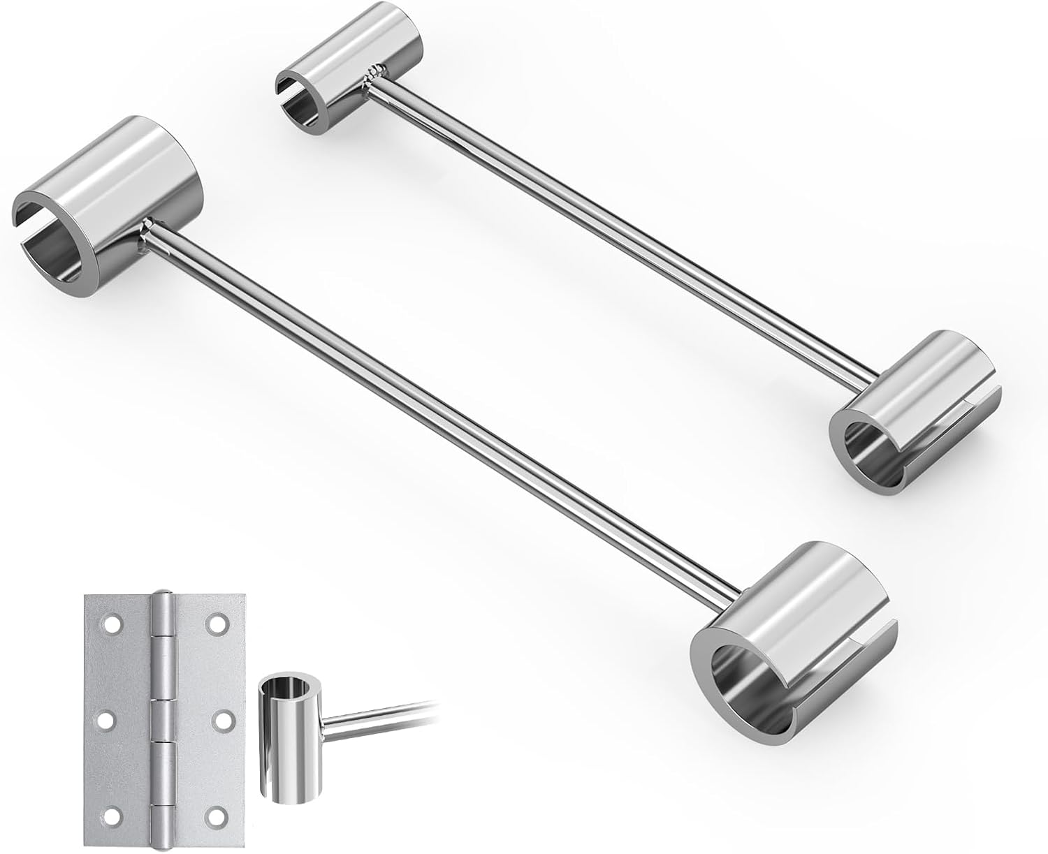 Door Hinge Adjustment Tool，2-Piece Set of 14-25mm Gap Adjusting Wrench，Double-Ended Wrenches，Ajustable Tool for Flag Type Hinged Doors (Adjustable Wrench(2 Piece set))