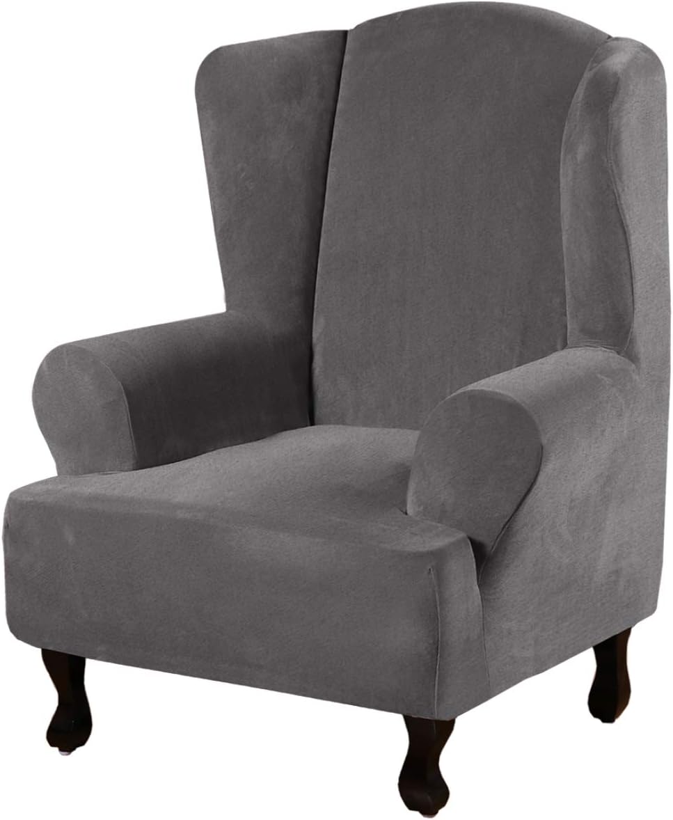 1 Piece Super Stretch Stylish Furniture Cover/Wingback Chair Cover
