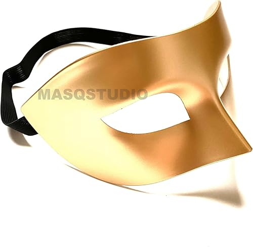 Miniatura 4 de MASQSTUDIO Máscara de baile burlesque para hombre, baile de graduación, fiesta de cumpleaños, corbata negra, disfraz de Halloween