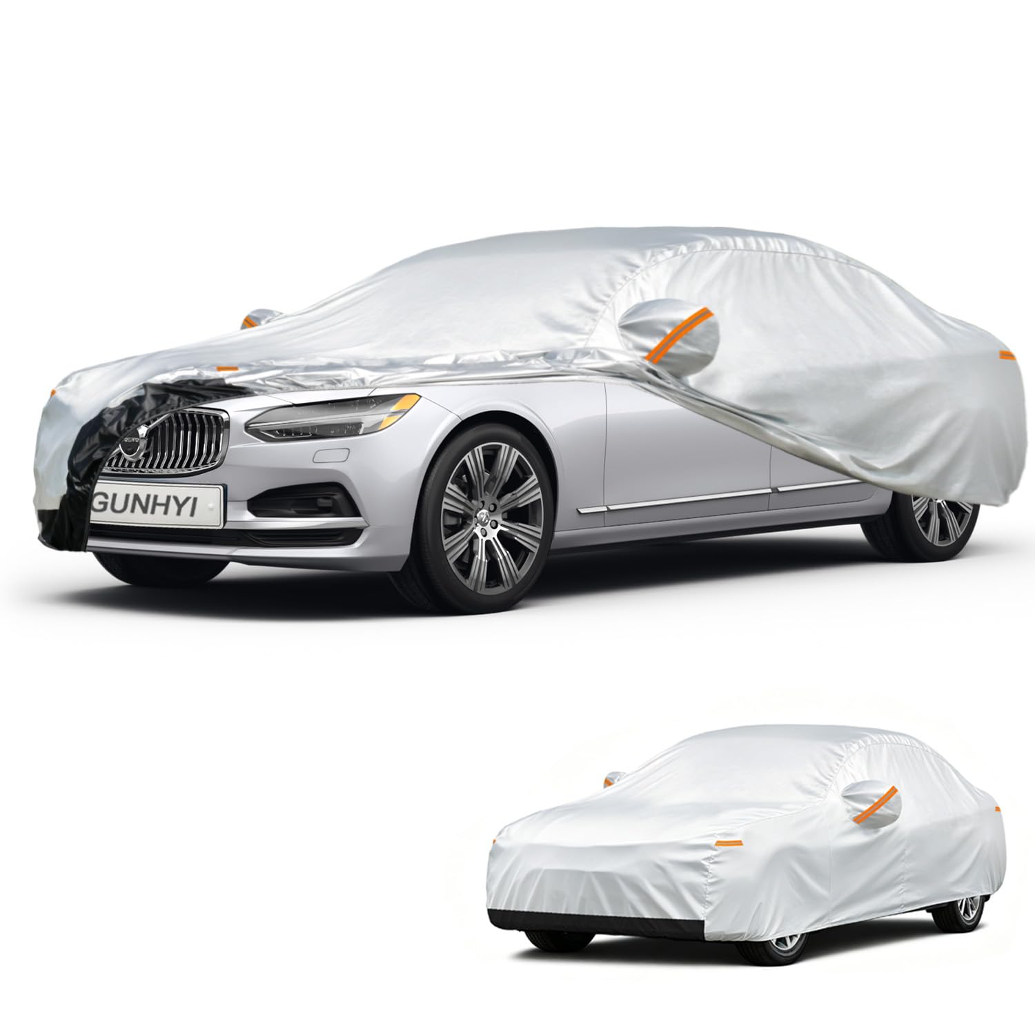 GUNHYI Car Cover Custom Fit Volvo S90 (2016-2026) Waterproof for Automobiles, Oxford Sun Rain Dust Snow Protection (Ships from US Warehouse, Delivery 3-8 Days)