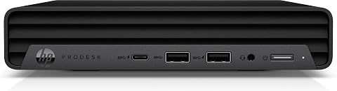 HP ProDesk 400 G6 Mini PC, Intel Core i5-10500T. 8GB RAM, 256GB SSD, Intel UHD Graphics 630, Wi-Fi 6, BT, Windows 11 Pro, Keyboard (Renewed)