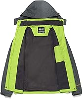 Vista 3 de Chaqueta de lluvia Diamond Candy para mujer, con diseño para senderismo, impermeable y ligera, con capucha