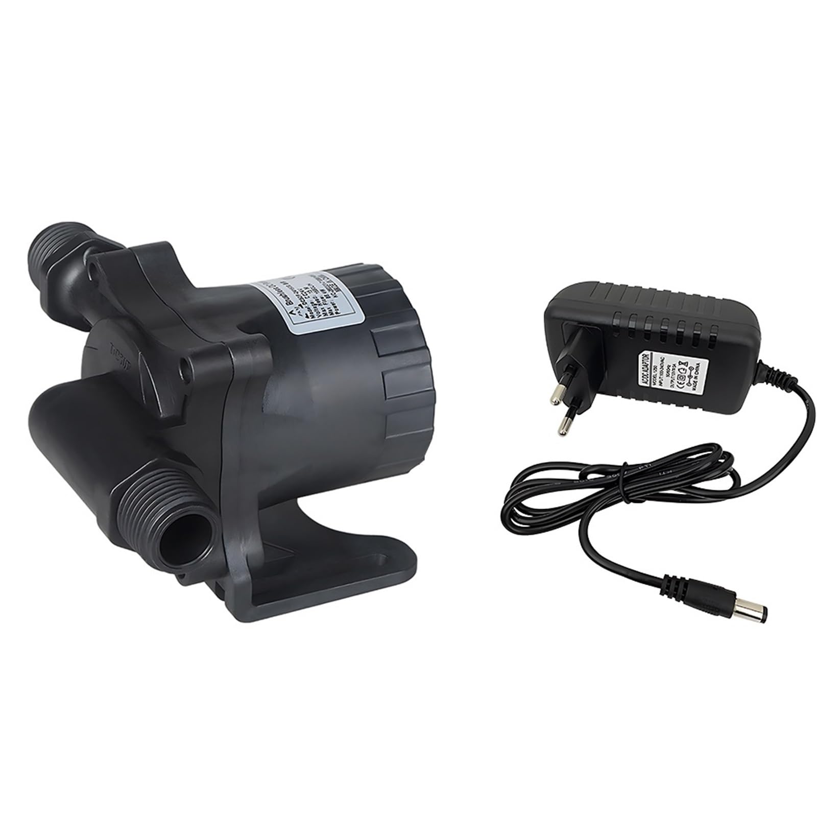 Cicha bezszczotkowa pompa zanurzeniowa DC12/24V mała przenośna pompa wspomagająca nawadnianie z adapterem IP68 (adapter EU_24150AEU)