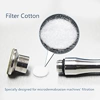 Vista 4 de 100 filtros de algodón, filtro de repuesto de algodón, filtro de esponja de 7 diámetros diferentes para varios tipos de máquina de belleza, máquina