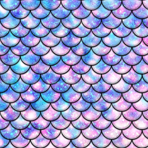 Vinyl Boutique Shop Craft Adhesive Mermaid Tail Patterns Vinyl Sheets Adhesive Vinyl 0168-6