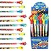 24 Pcs Superhero Text Multi Point Pencils
