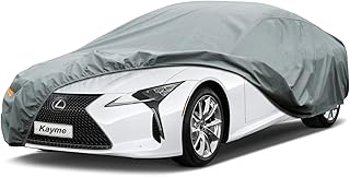 Kayme Heavy Duty Car Cover Custom Fit Lexus LC500 LC500h RC200t RC300 RC350 RCF, Waterproof All Weather for Automobiles, Full Exterior Covers Sun Rain UV Protection