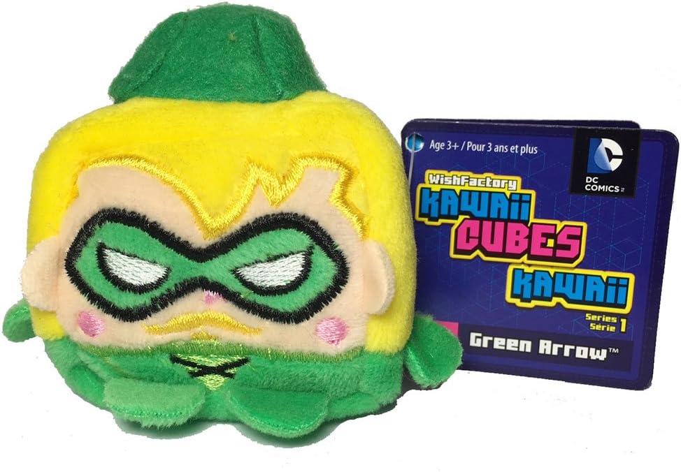Kawaii Cubes Wish Factory DC Comics: Green Arrow Plush, Small