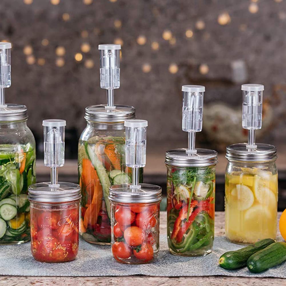 LAPYAPPE 40 Pièces Lot De Couvercles à Vis Pour Bocaux à Large