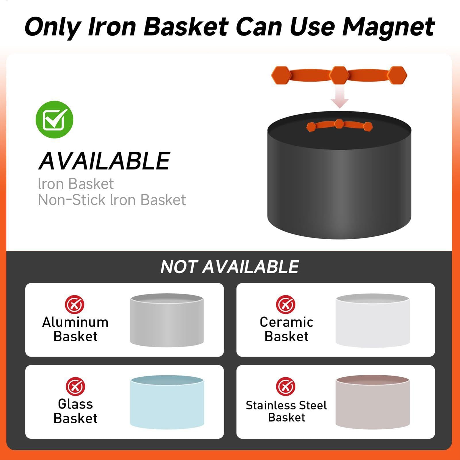 Air Fryer Magnet Halter - 4 Stück Für Backpapier In Heißluftfritteuse