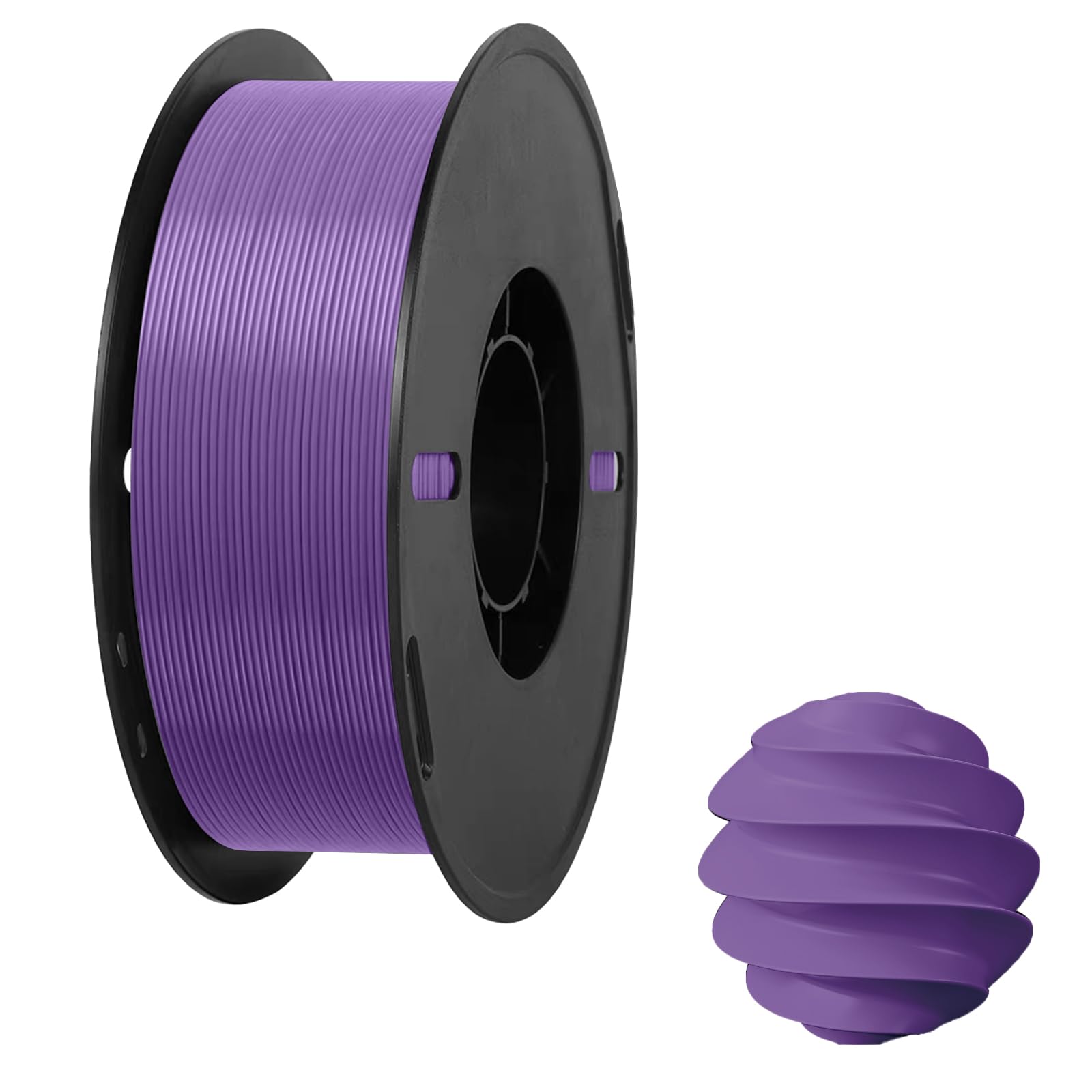 PLA Filament 1.75mm, Neatly Wound 3D Printer Filament 200g Spool, High Dimensional Accuracy +/- 0.02mm, Tangle-Free Printing Material Compatible with Most FDM Printers - Lilac Purple