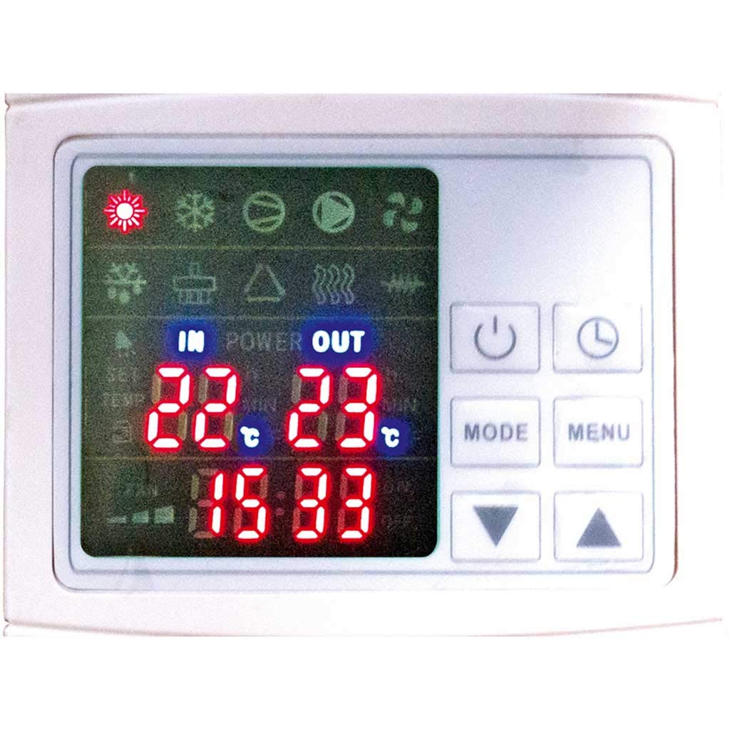 well2wellness Pompa di calore per piscina ON/OFF Mida.Black 14 – Riscaldamento per piscina con una capacità di riscaldamento fino a 14,5 kW Plus Bypass Set Basic + copertura