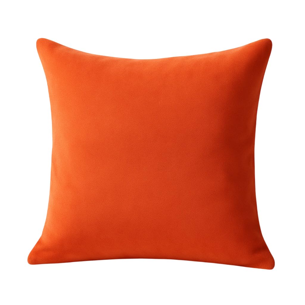 Image secondaire de Lot de 2 Coussins en Suédine Terracotta 45x45cm - Atout Ciel