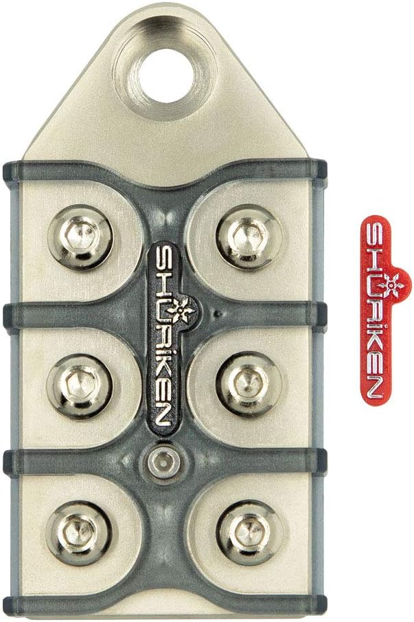 Shuriken - Brass Bus Bar Plate for Ring Terminals, Battery Connectors (SK-TML-PL)