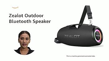 Zealot Bluetooth Speaker,120W Outdoor Speaker with Booming